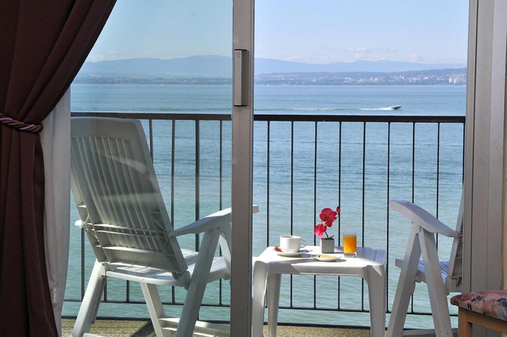 Hotel Restaurant Le Panorama Neuvecelle ภายนอก รูปภาพ